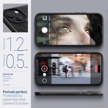 CASEOLOGY PARALLAX MAG MAGSAFE IPHONE 15 MATTE BLACK