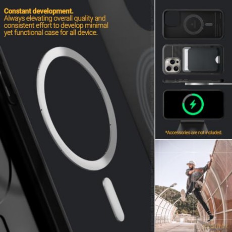CASEOLOGY PARALLAX MAG MAGSAFE IPHONE 15 PRO MATTE BLACK