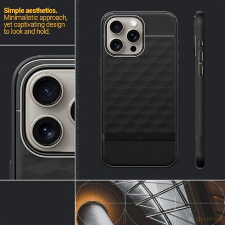 CASEOLOGY PARALLAX MAG MAGSAFE IPHONE 15 PRO MATTE BLACK