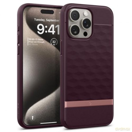 CASEOLOGY PARALLAX MAG MAGSAFE IPHONE 15 PRO MAX BURGUNDY