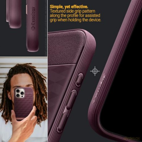 CASEOLOGY PARALLAX MAG MAGSAFE IPHONE 15 PRO MAX BURGUNDY