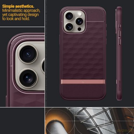 CASEOLOGY PARALLAX MAG MAGSAFE IPHONE 15 PRO MAX BURGUNDY