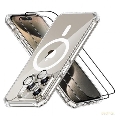 ESR AIR ARMOR HALOLOCK MAGSAFE IPHONE 15 PRO MAX CLEAR