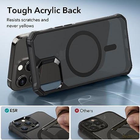 ESR AIR ARMOR HALOLOCK MAGSAFE IPHONE 15 PRO MAX FROSTED BLACK