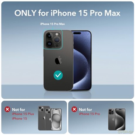 ESR AIR ARMOR HALOLOCK MAGSAFE IPHONE 15 PRO MAX FROSTED BLACK