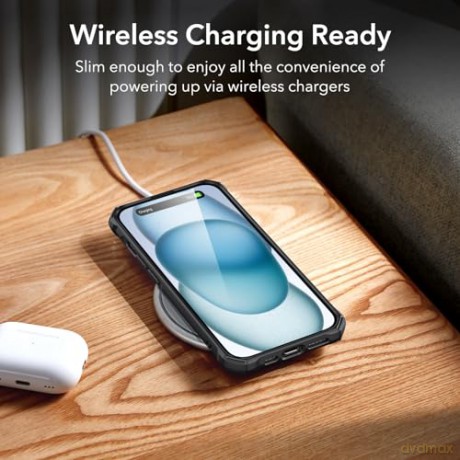 ESR AIR ARMOR IPHONE 15 FROSTED BLACK