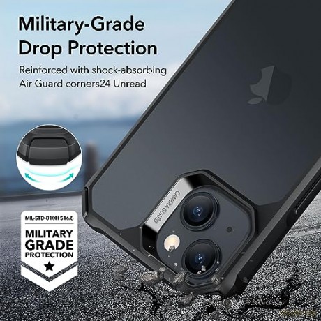 ESR AIR ARMOR IPHONE 15 FROSTED BLACK