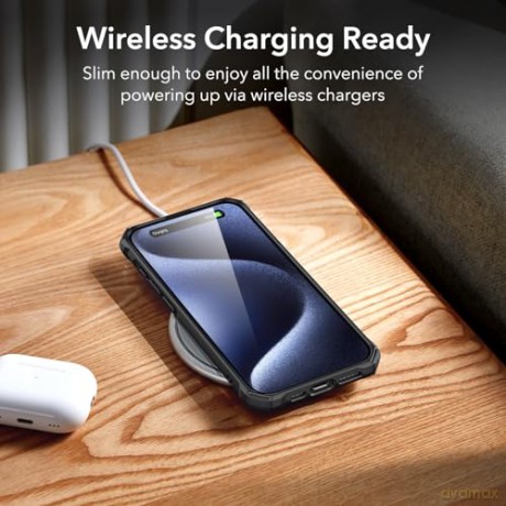 ESR AIR ARMOR IPHONE 15 PRO FROSTED BLACK