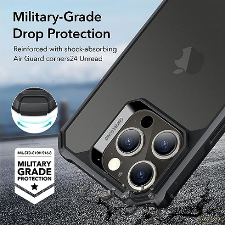 ESR AIR ARMOR IPHONE 15 PRO MAX FROSTED BLACK