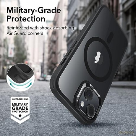 ESR CH HALOLOCK MAGSAFE IPHONE 15 CLEAR/BLACK