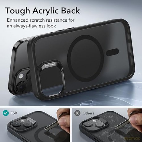 ESR CH HALOLOCK MAGSAFE IPHONE 15 FROSTED BLACK