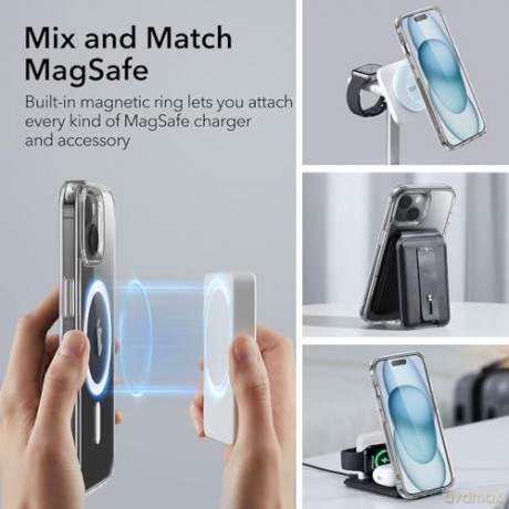 ESR CH HALOLOCK MAGSAFE IPHONE 15 PLUS CLEAR