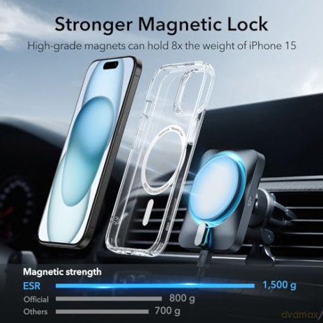 ESR CH HALOLOCK MAGSAFE IPHONE 15 PLUS CLEAR