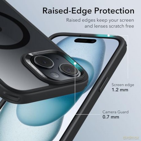 ESR CH HALOLOCK MAGSAFE IPHONE 15 PLUS CLEAR/BLACK