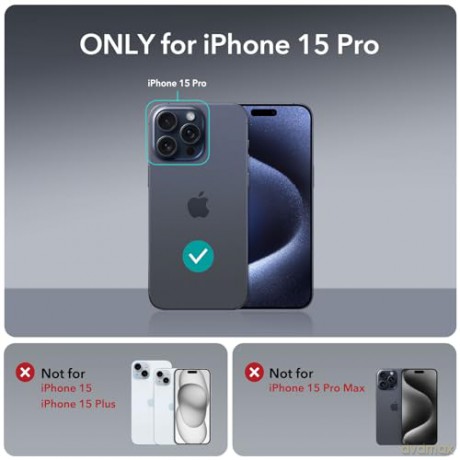 ESR CH HALOLOCK MAGSAFE IPHONE 15 PRO CLEAR