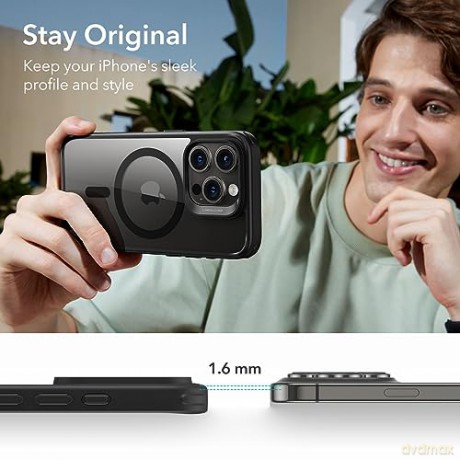 ESR CH HALOLOCK MAGSAFE IPHONE 15 PRO CLEAR/BLACK