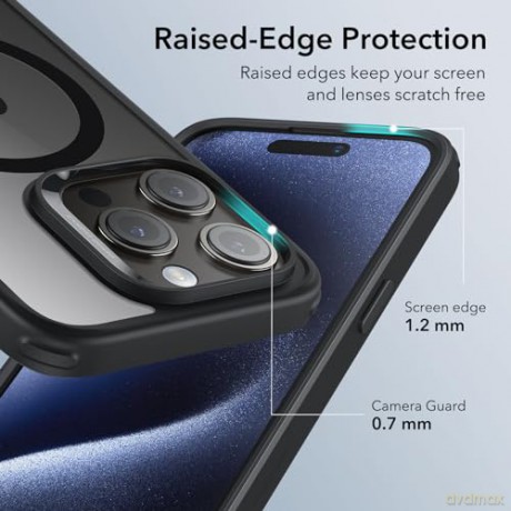 ESR CH HALOLOCK MAGSAFE IPHONE 15 PRO CLEAR/BLACK