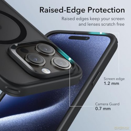 ESR CH HALOLOCK MAGSAFE IPHONE 15 PRO FROSTED BLACK