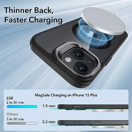 ESR CLASSIC KICKSTAND HALOLOCK MAGSAFE IPHONE 15 PLUS CLEAR