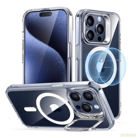 ESR CLASSIC KICKSTAND HALOLOCK MAGSAFE IPHONE 15 PRO CLEAR
