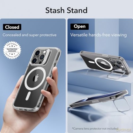 ESR CLASSIC KICKSTAND HALOLOCK MAGSAFE IPHONE 15 PRO CLEAR