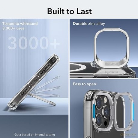 ESR CLASSIC KICKSTAND HALOLOCK MAGSAFE IPHONE 15 PRO MAX CLEAR