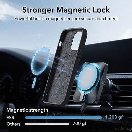 ESR CLOUD HALOLOCK MAGSAFE IPHONE 15 PLUS BLACK