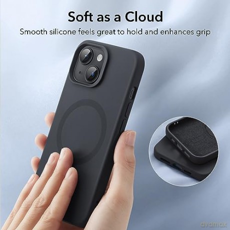 ESR CLOUD HALOLOCK MAGSAFE IPHONE 15 PLUS BLACK