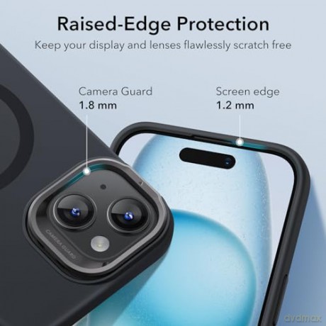 ESR CLOUD KICKSTAND HALOLOCK MAGSAFE IPHONE 15 PLUS BLACK