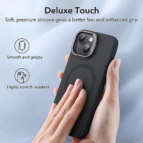 ESR CLOUD KICKSTAND HALOLOCK MAGSAFE IPHONE 15 PLUS BLACK