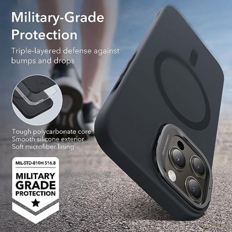 ESR CLOUD KICKSTAND HALOLOCK MAGSAFE IPHONE 15 PRO MAX BLACK
