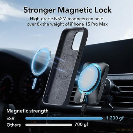 ESR CLOUD KICKSTAND HALOLOCK MAGSAFE IPHONE 15 PRO MAX BLACK