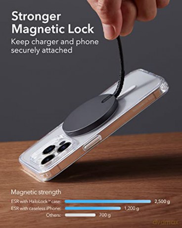 ESR HALOLOCK MINI MAGNETIC MAGSAFE WIRELESS CHARGER BLACK