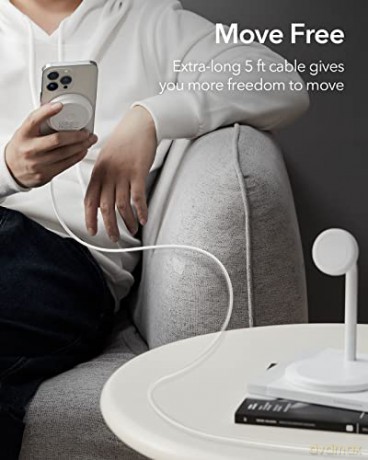 ESR HALOLOCK SHIFT MAGNETIC MAGSAFE WIRELESS CHARGER WHITE