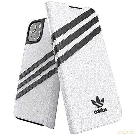 Etui Adidas OR Booklet Case PU na iPhone 13 - czarno-białe