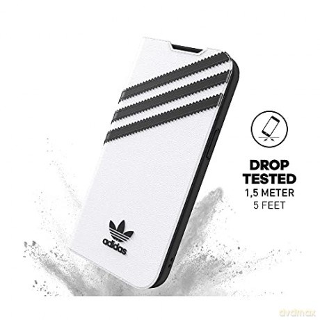 Etui Adidas OR Booklet Case PU na iPhone 13 - czarno-białe