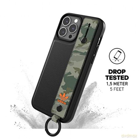 Etui Adidas OR Hand Strap Case na iPhone 13 Pro Max - czarno-moro