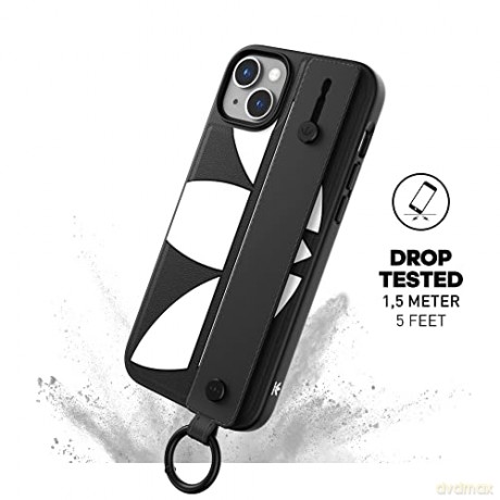 Etui Adidas OR Hand Strap Case na iPhone 14 Plus - czarno-białe