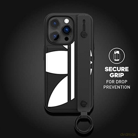 Etui Adidas OR Hand Strap Case na iPhone 14 Pro - czarno-białe