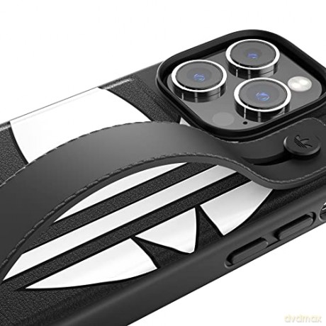 Etui Adidas OR Hand Strap Case na iPhone 14 Pro - czarno-białe