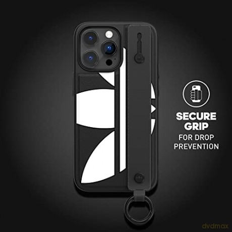 Etui Adidas OR Hand Strap Case na iPhone 14 Pro Max - czarno-białe
