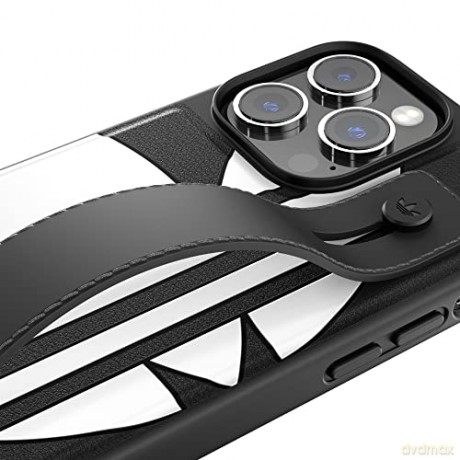 Etui Adidas OR Hand Strap Case na iPhone 14 Pro Max - czarno-białe