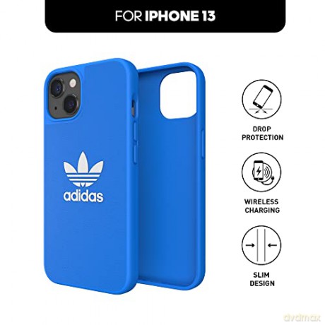 Etui Adidas OR Moulded Case BASIC na iPhone 13 - niebieskie
