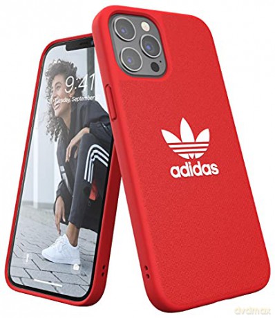 Etui Adidas OR Moulded Case Canvas na iPhone 12 Pro Max - czerwone