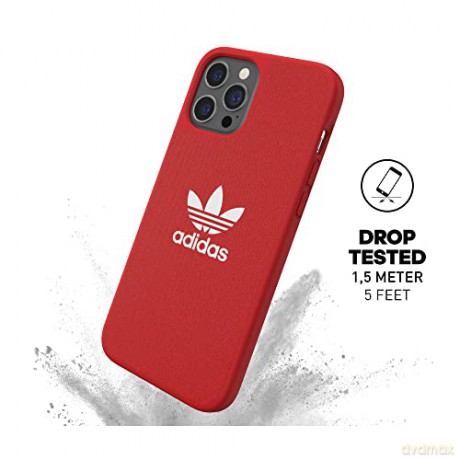 Etui Adidas OR Moulded Case Canvas na iPhone 12 Pro Max - czerwone