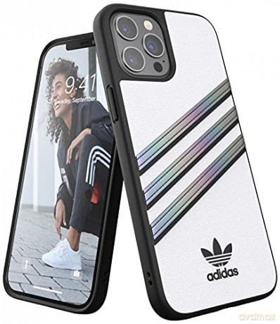 Etui Adidas OR Moulded Case PU na iPhone 12 Pro Max - białe