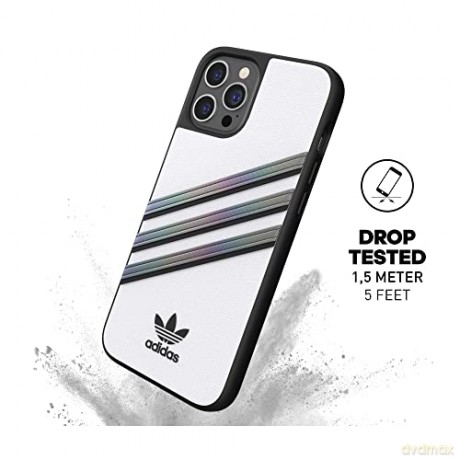 Etui Adidas OR Moulded Case PU na iPhone 12 Pro Max - białe