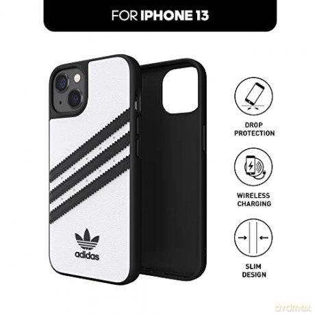 Etui Adidas OR Moulded Case PU na iPhone 13 - białe