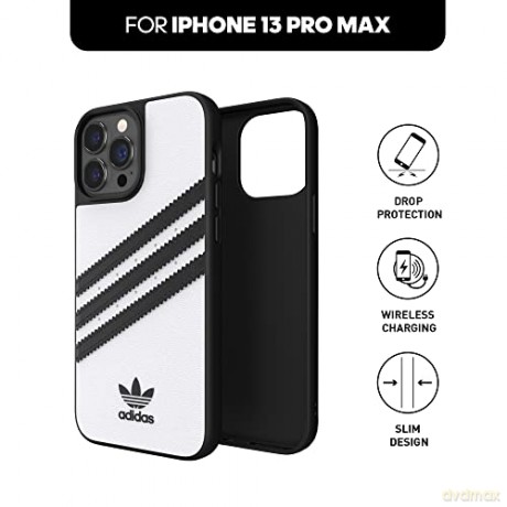 Etui Adidas OR Moulded Case PU na iPhone 13 Pro Max - białe