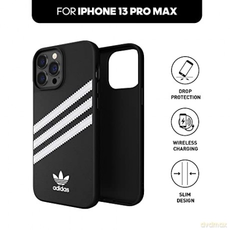 Etui Adidas OR Moulded Case PU na iPhone 13 Pro Max - czarne